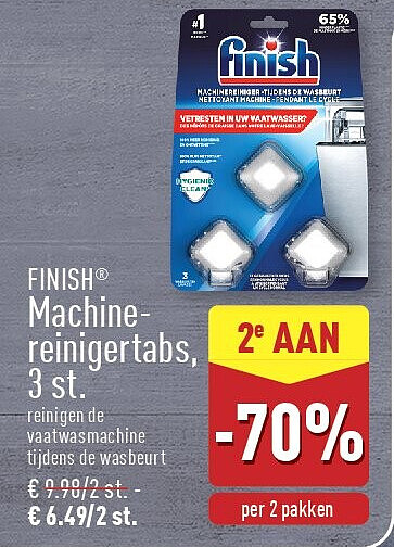 Machine­ reinigertabs, 3st.