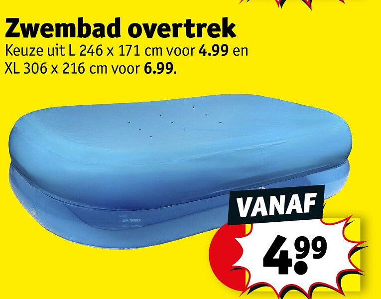 Zwembad overtrek