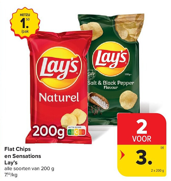 Flat Chips en Sensations Lay’s
