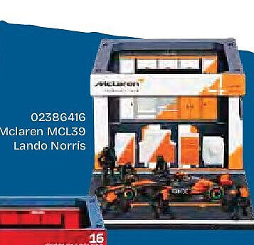 Burago 1:43 Racing Pit Pass Mclaren MCL39 Lando Norris