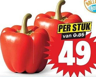 Hollandse rode paprika