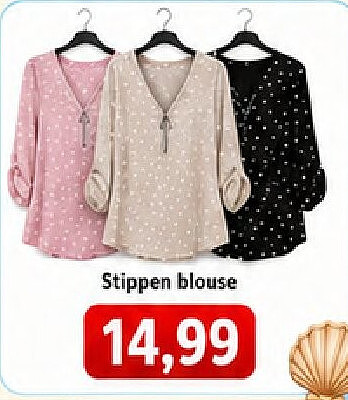 Stippen blouse