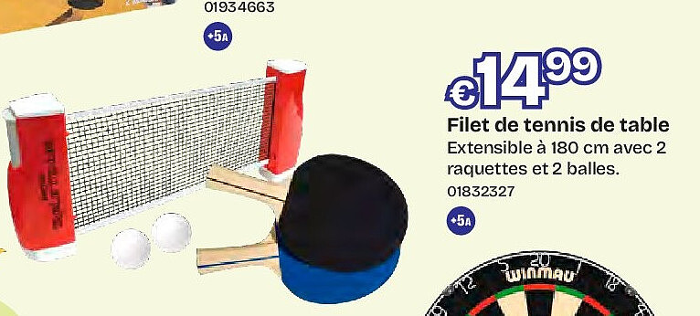 Filet de tennis de table