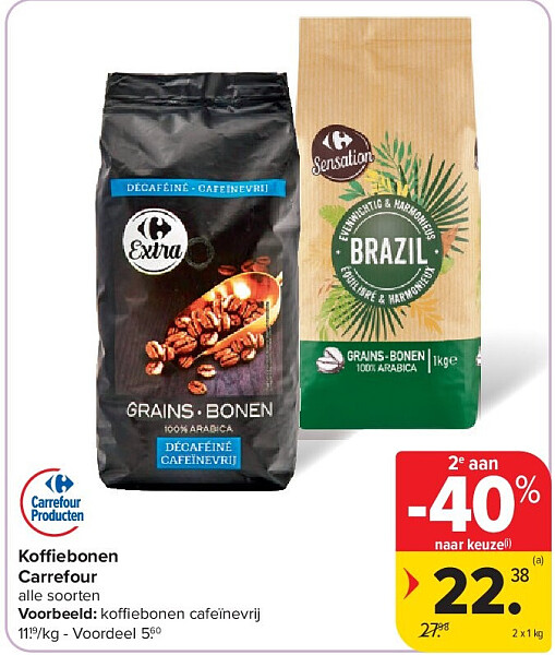 Koffiebonen Carrefour