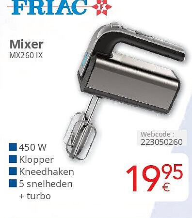 Friac Mixer MX260 IX