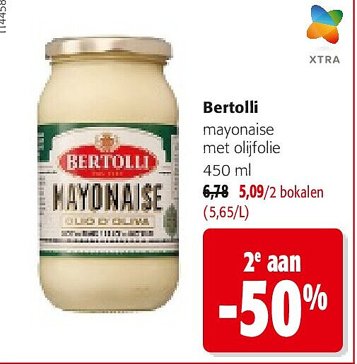 Bertolli mayonaise met olijfolie 450 ml