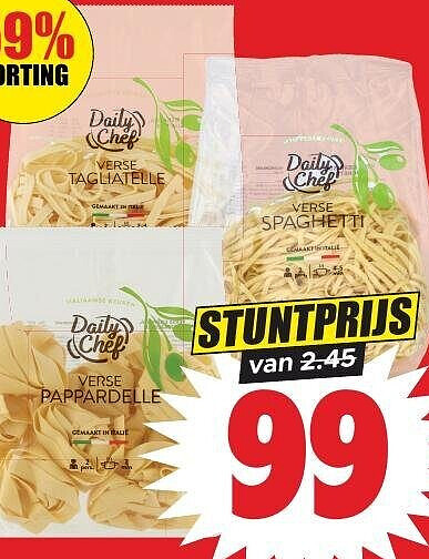 Daily Chef verse pasta