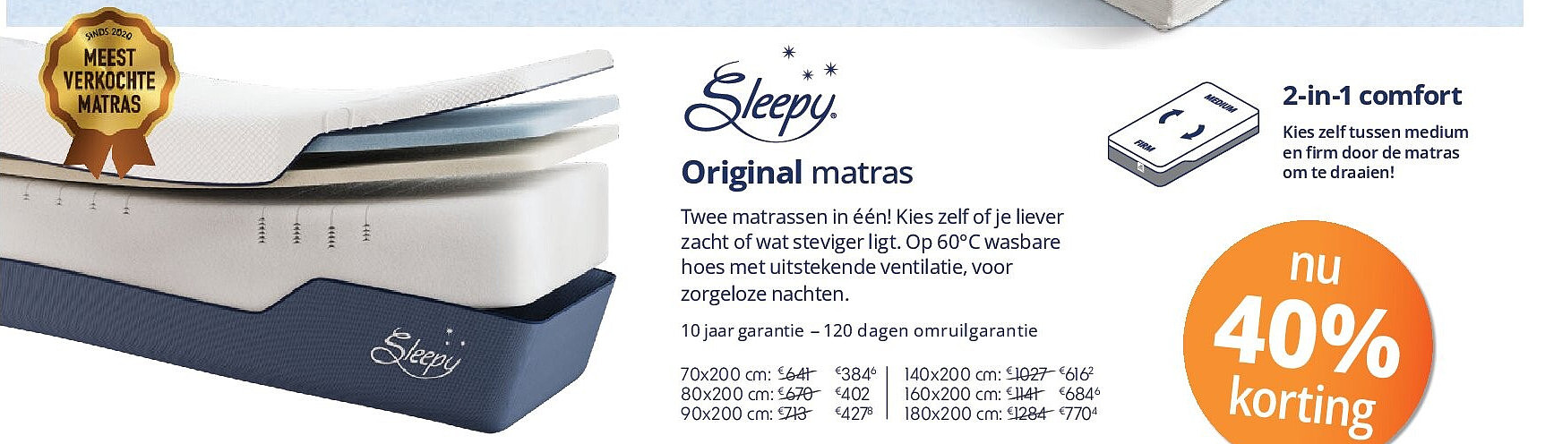 Sleepy Original matras