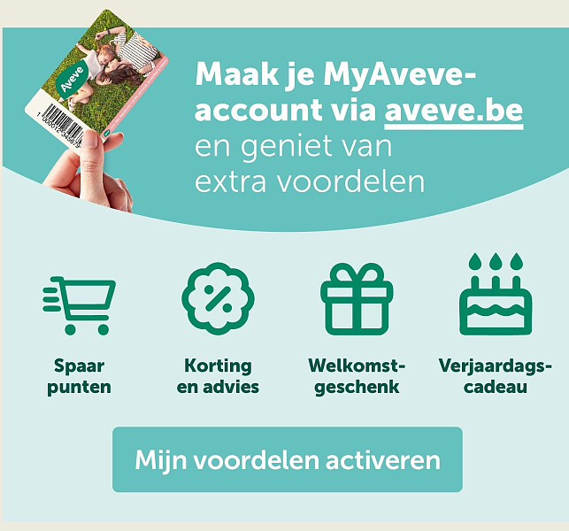 Maak je MyAveveaccount via aveve.be