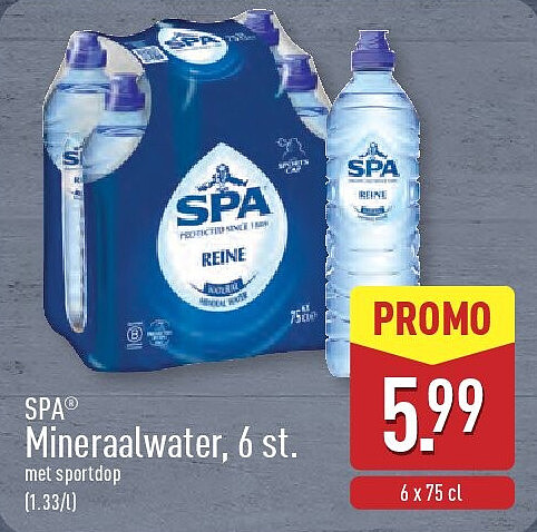 Mineraalwater, 6st.