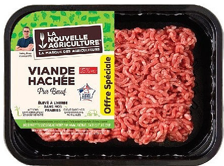 Viande hachée pur bœuf La Nouvelle Agriculture