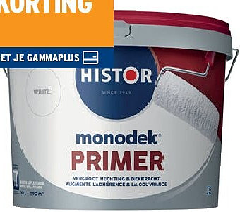 Histor monodek primer wit 10 L