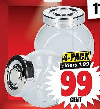 Alpina glazen voorraadpotten