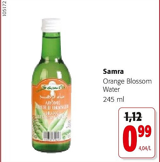 Samra Orange Blossom Water 245 ml