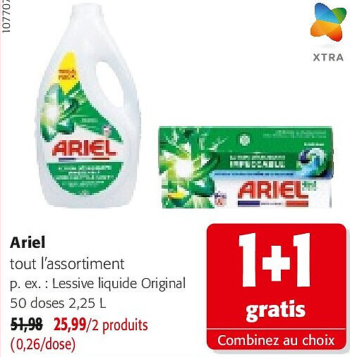 Ariel tout l’assortiment