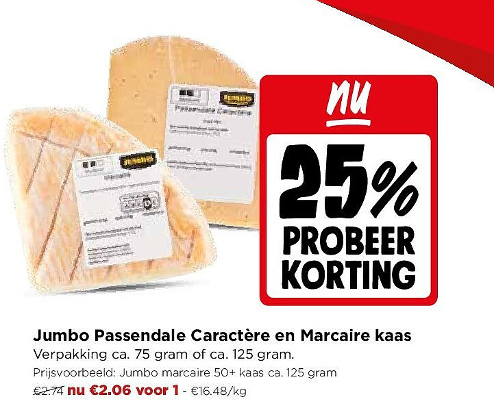 Jumbo Passendale Caractère en Marcaire kaas