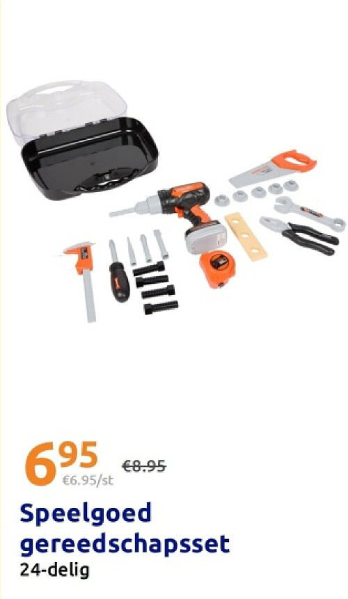 Speelgoed gereedschapsset
