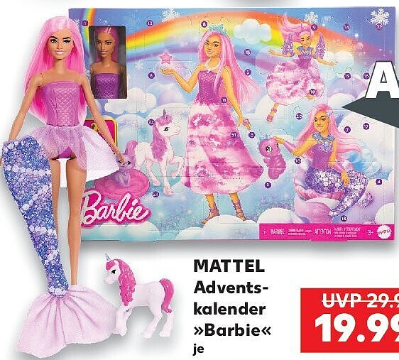 MATTEL Adventskalender »Barbie«