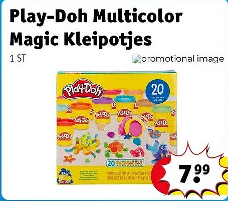 Play-Doh Multicolor Magic Kleipotjes