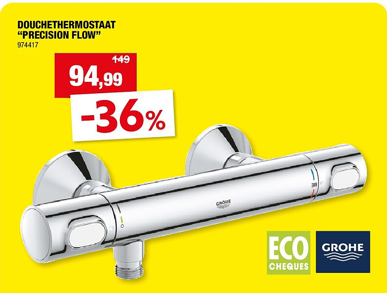DOUCHETHERMOSTAAT “PRECISION FLOW”