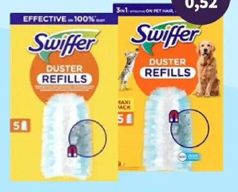 Swiffer Duster Regulier en Pet Citrus 5 stuks