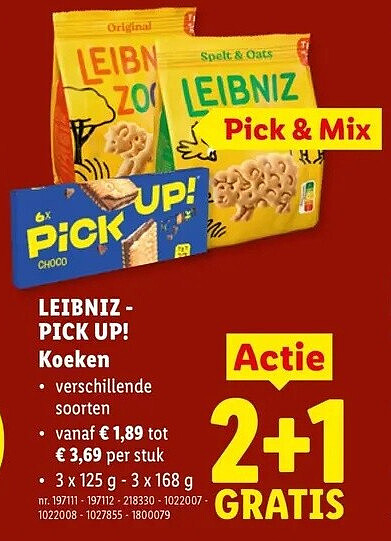 LEIBNIZPICK UPi Koeken