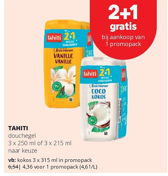 TAHITI kokos 3 x 315 ml in promopack