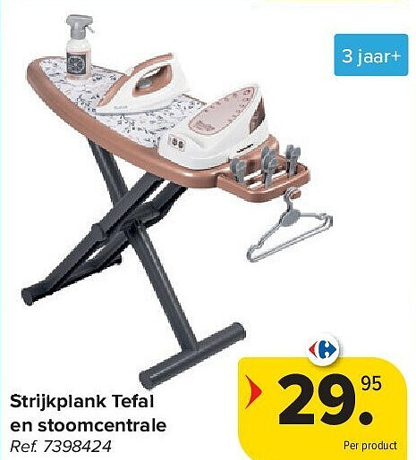 Strijkplank Tefal en stoomcentrale