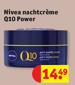 Nivea nachtcrème Q10 Power