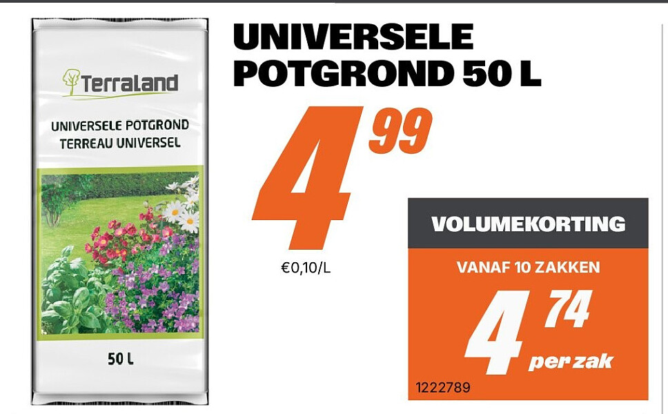 UNIVERSELE POTGROND 50 L