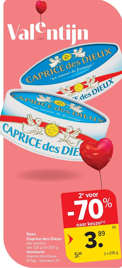 Kaas Caprice des Dieux