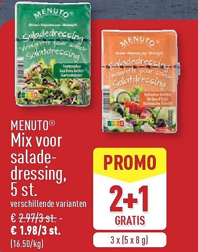 Mix voor salade­ dressing, 5st.