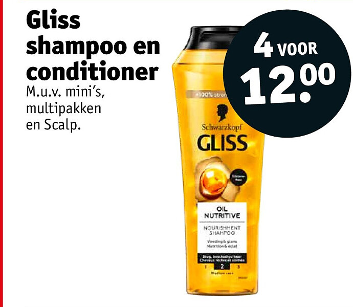 Gliss shampoo en conditioner