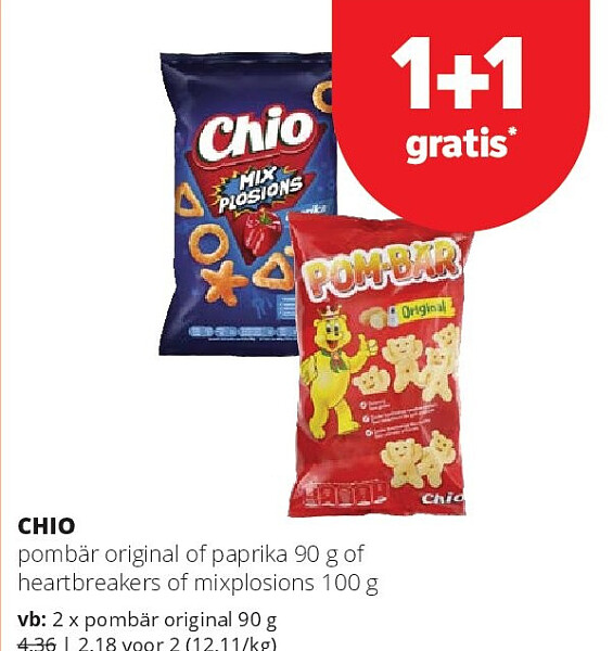 CHIO pombär original of paprika 90 g