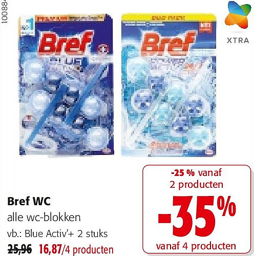 Bref WC alle wc-blokken
