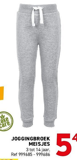 JOGGINGBROEK 99 MEISJES 3 tot 14 jaar. Ref 999685 - 999686