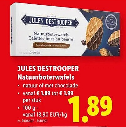 Natuurboterwafels