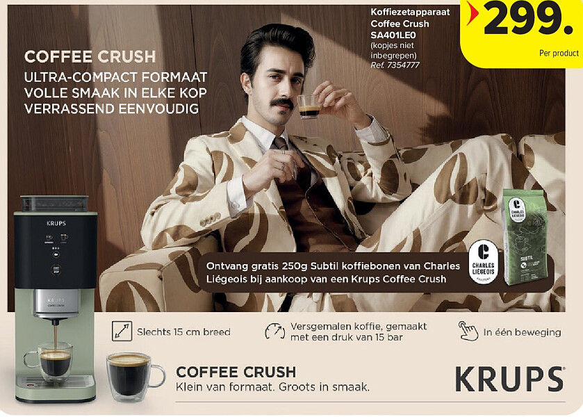 Koffiezetapparaat Co ee Crush SA401LE0