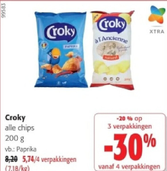 Croky alle chips 200 g