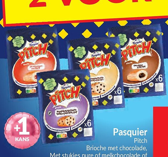 Pitch brioche met chocolade