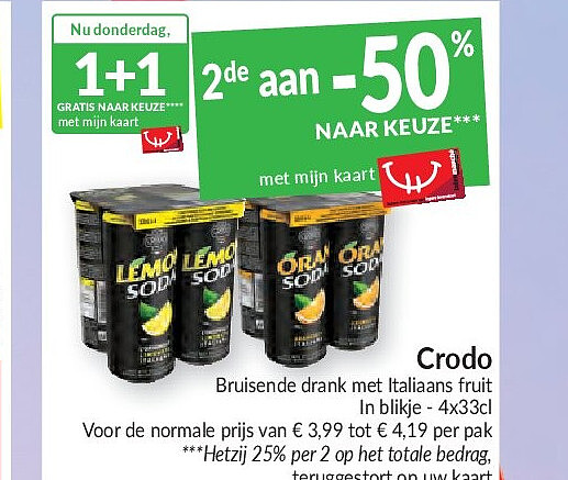 Crodo bruisende drank