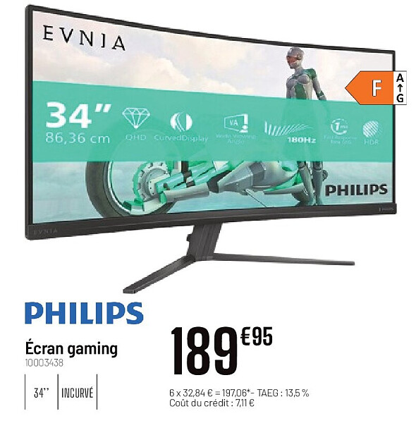 Écran gaming