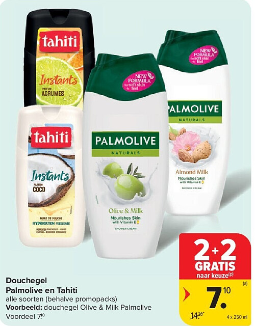 Douchegel Palmolive en Tahiti