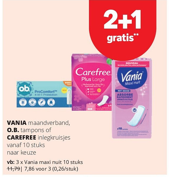 Vania maxi nuit 10 stuks