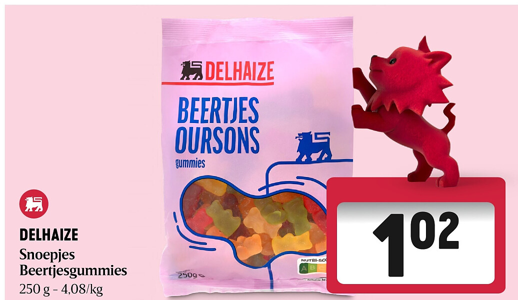 DELHAIZE Snoepjes Beertjesgummies