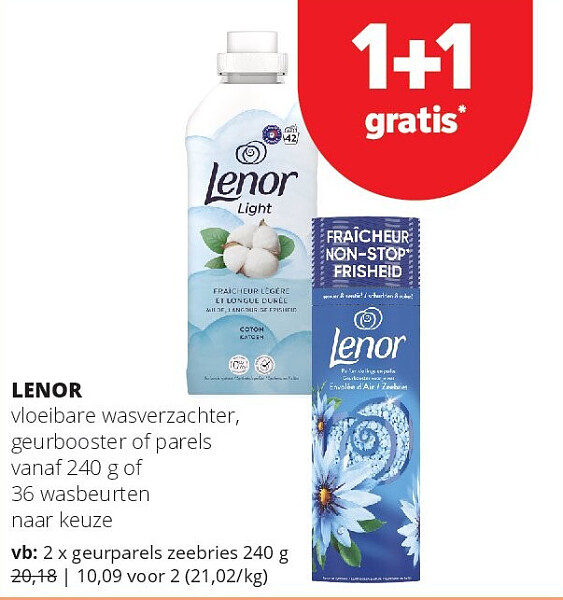 LENOR geurparels zeebries 240 g