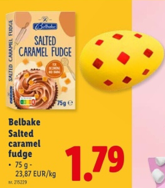 Salted caramel fudge