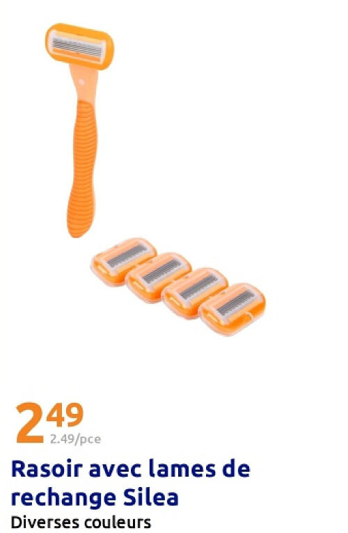 Rasoir avec lames de rechange Silea