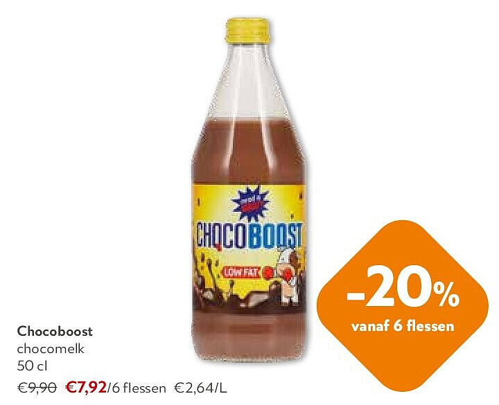 Chocoboost chocomelk 50 cl