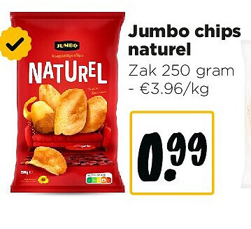 Jumbo chips naturel